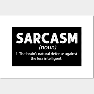 Sarcasm Definition Posters and Art